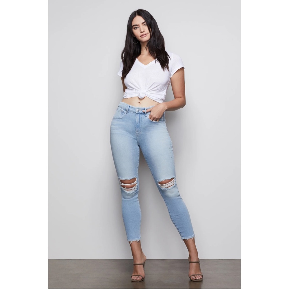 Good American Good legs crop Sz 18